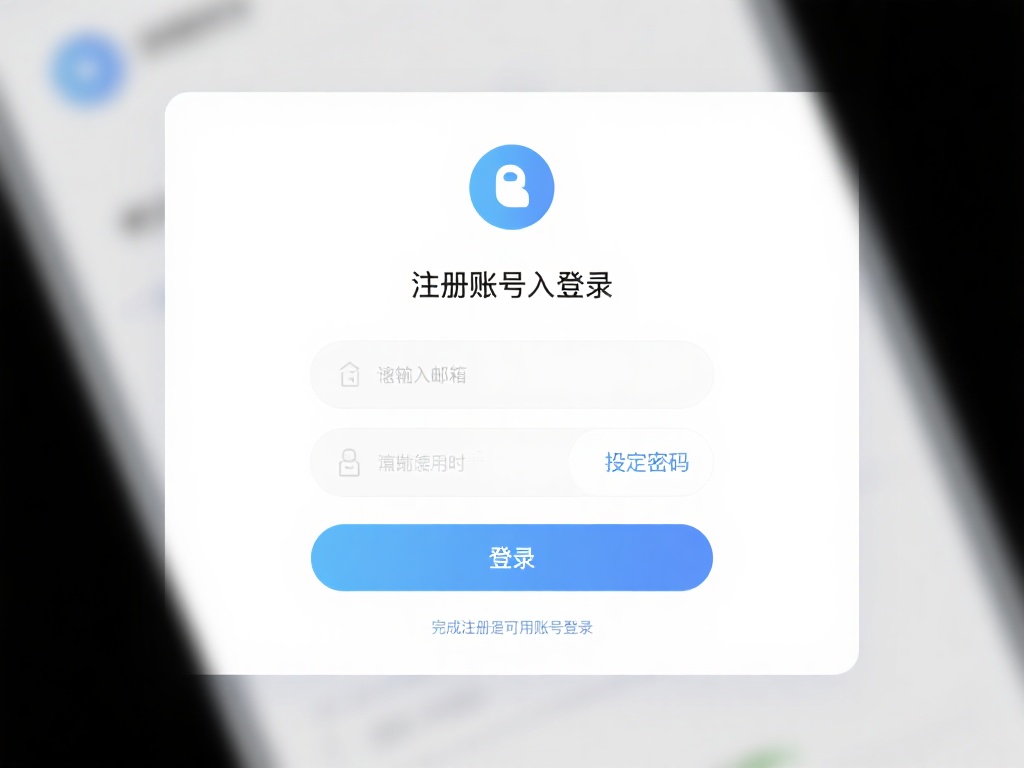 注册账号并登录：初次使用时，用户需要注册一个账号。
