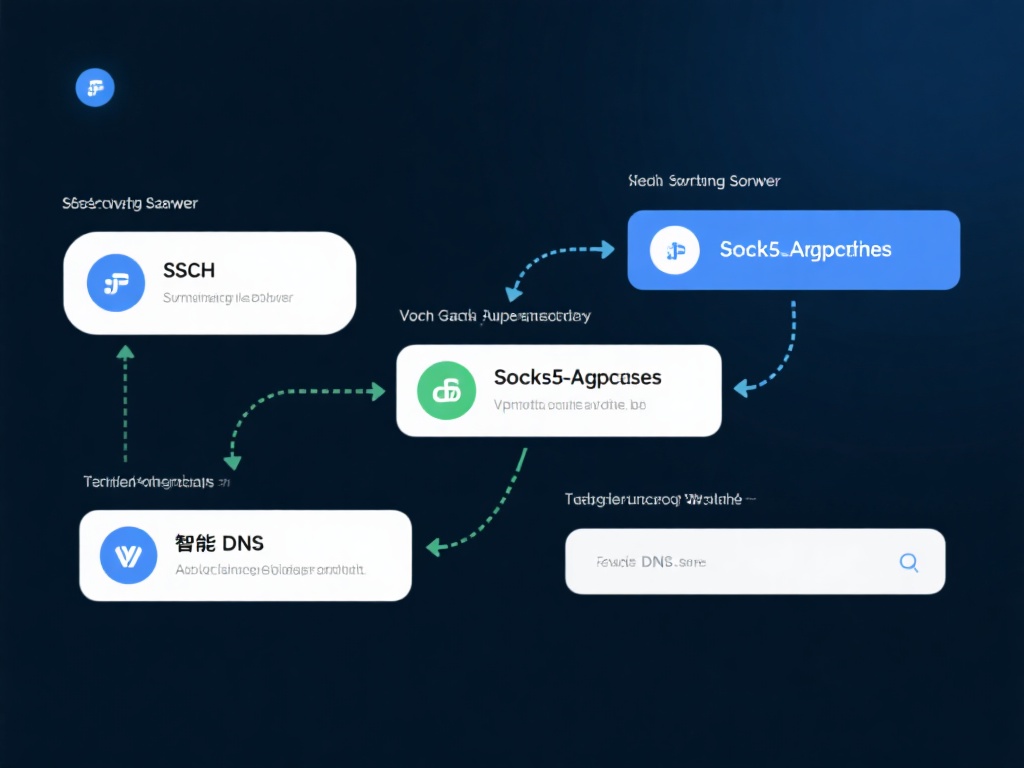 结合使用代理服务器：借助SSH、Socks5代理和