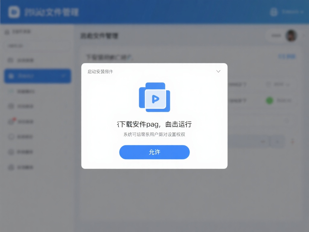 启动安装文件
在下载文件管理中找到安装包并双击运